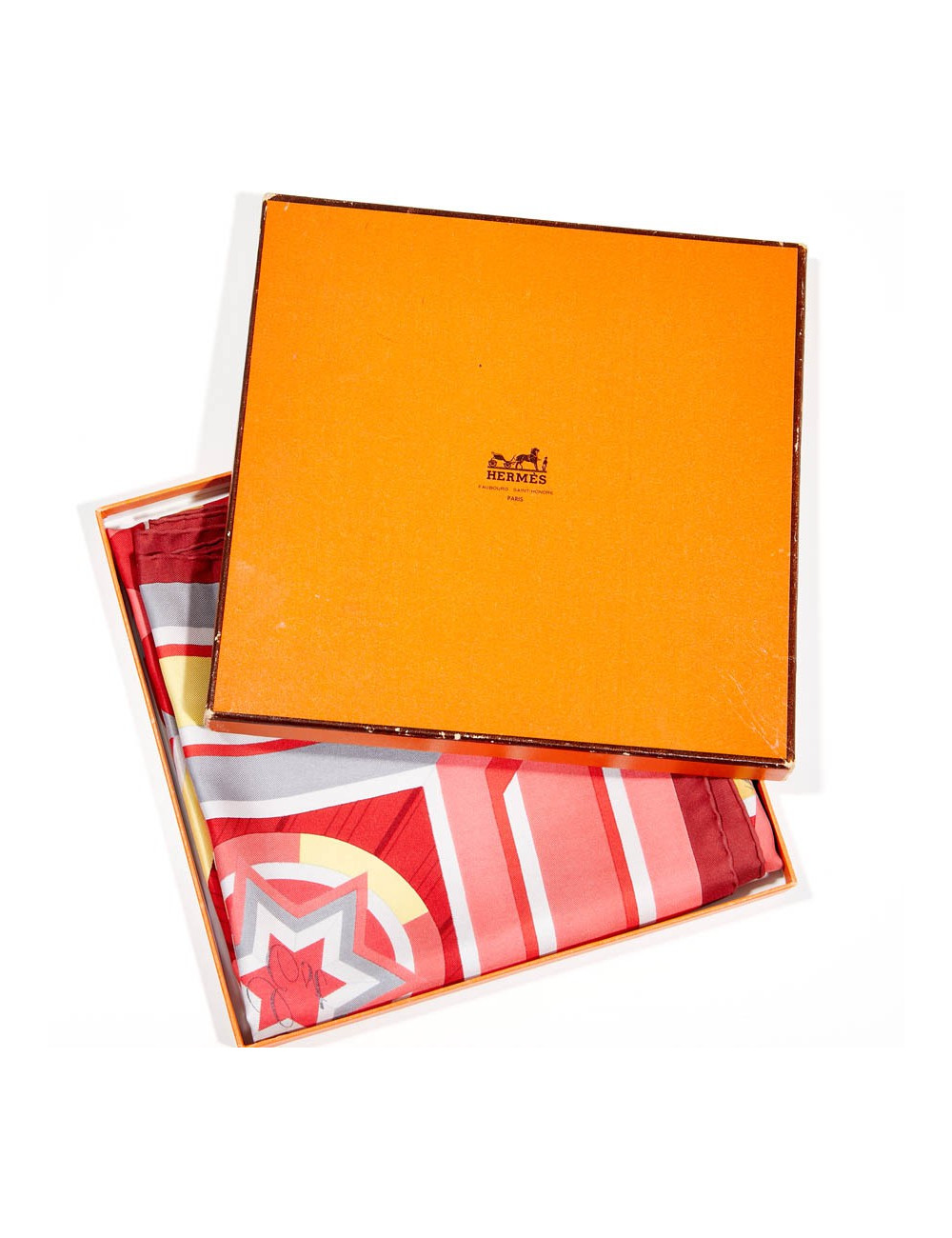 Foulard HERMES " La Rose des Vents"