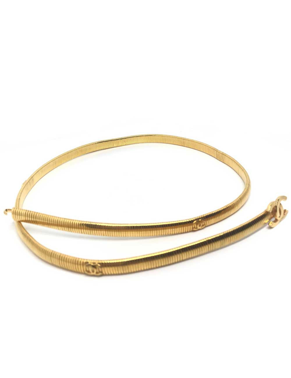 Ceinture CHANEL Vintage serpent doré