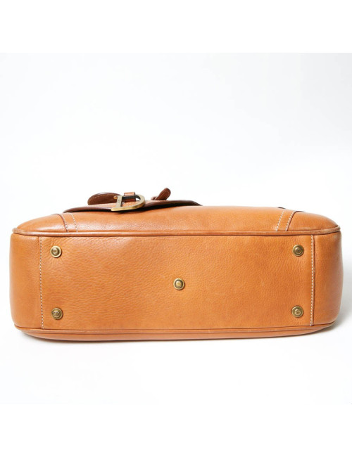 Sac CHRISTIAN DIOR cuir effet selle