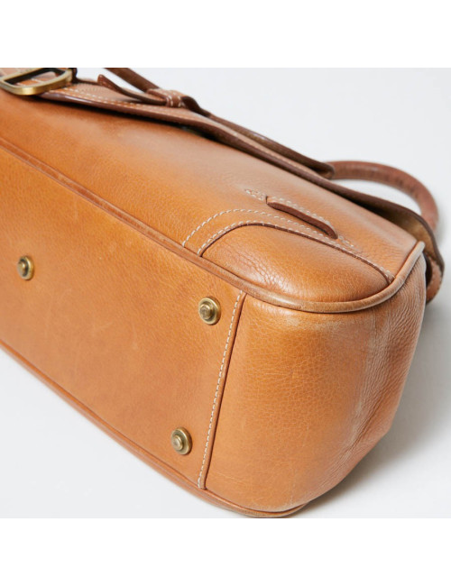 Sac CHRISTIAN DIOR cuir effet selle