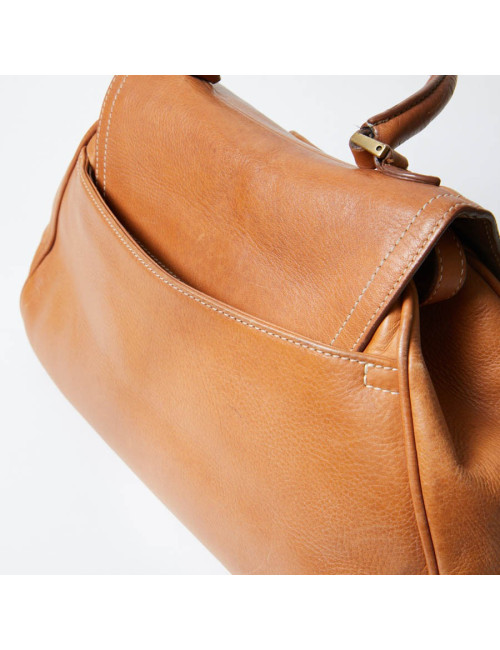 Sac CHRISTIAN DIOR cuir effet selle