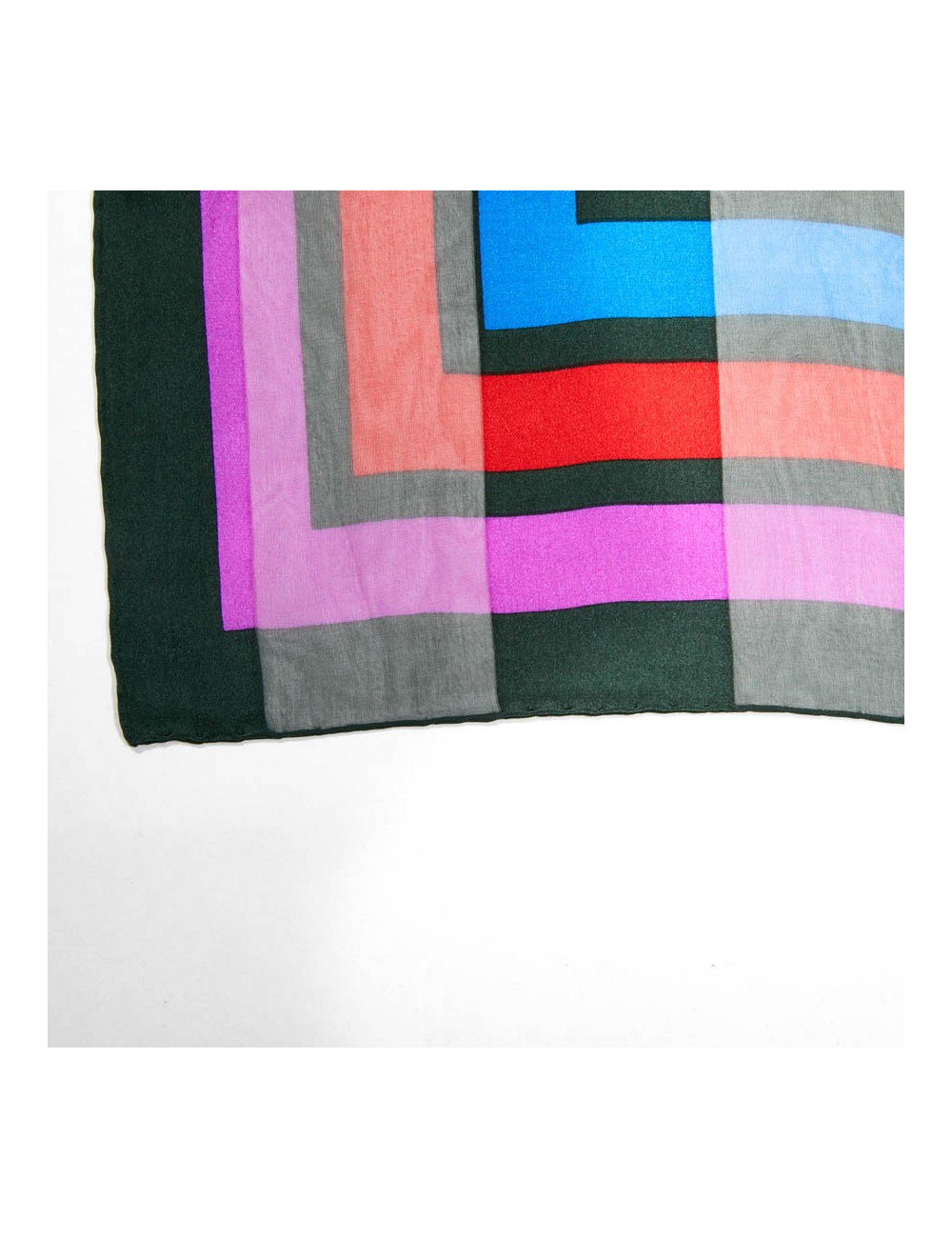 Grand foulard YSL SAINT LAURENT soie vintage