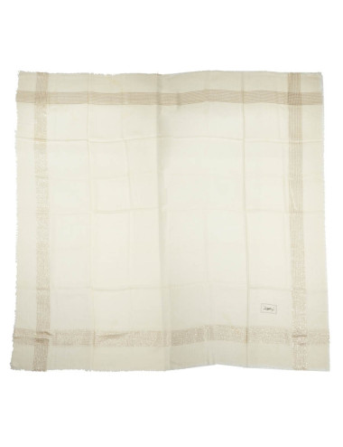 châle YSL écru SAINT LAURENT Vintage 2