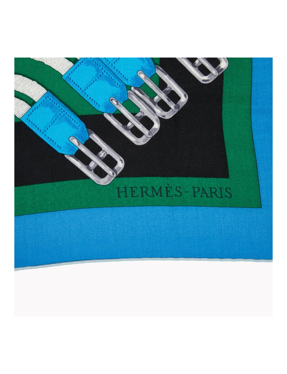 Châle Grand Manège à Jouets HERMES cachemire et soie