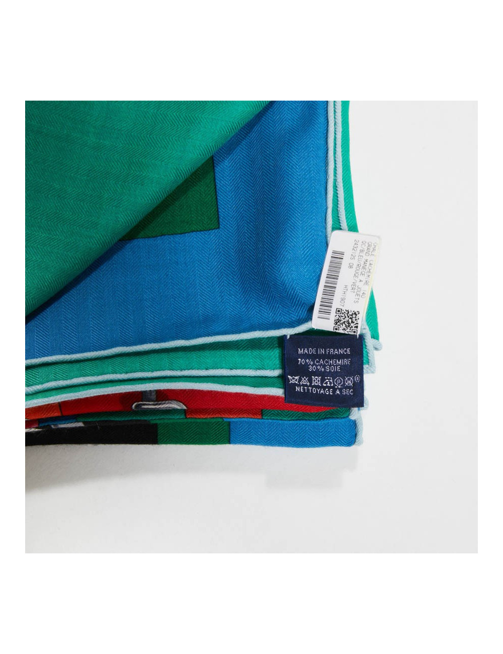 Châle Grand Manège à Jouets HERMES cachemire et soie