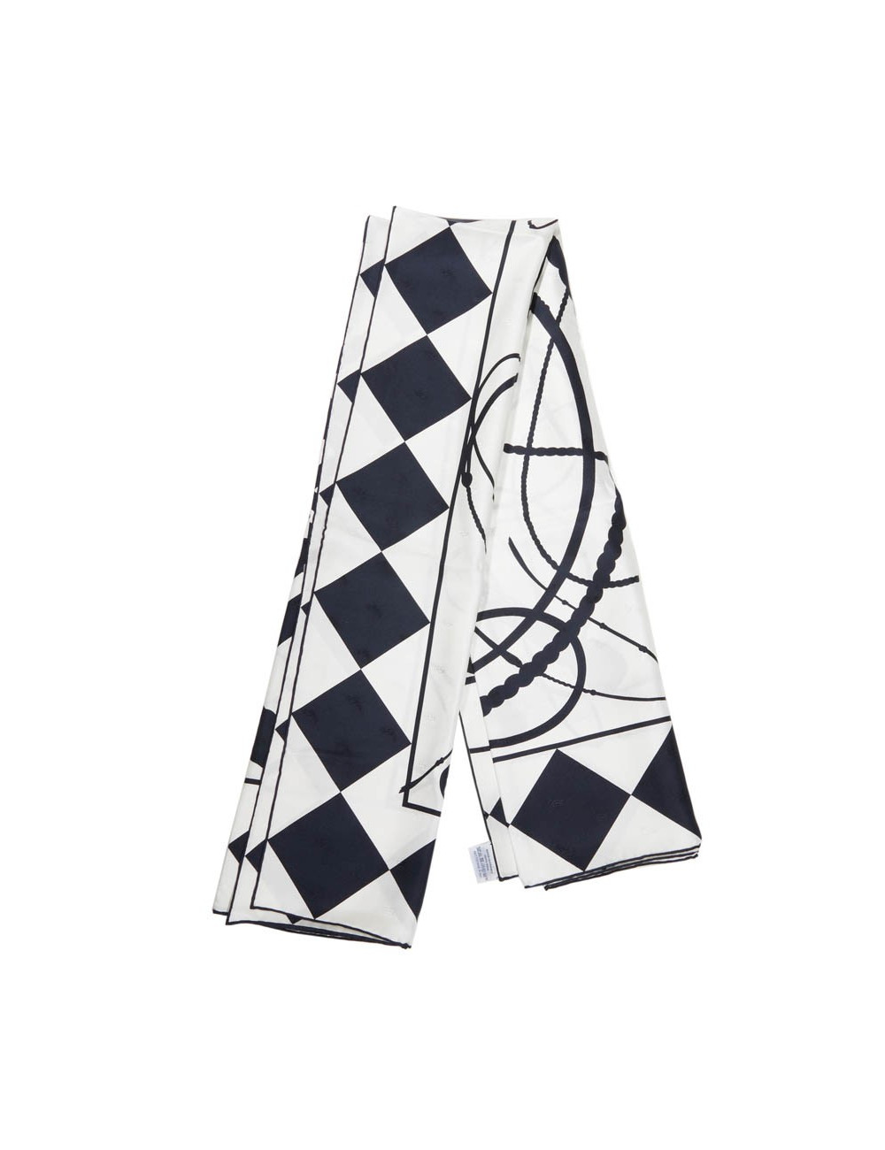 Carré géant 100% soie Quadrige HERMES Fouets et Badines