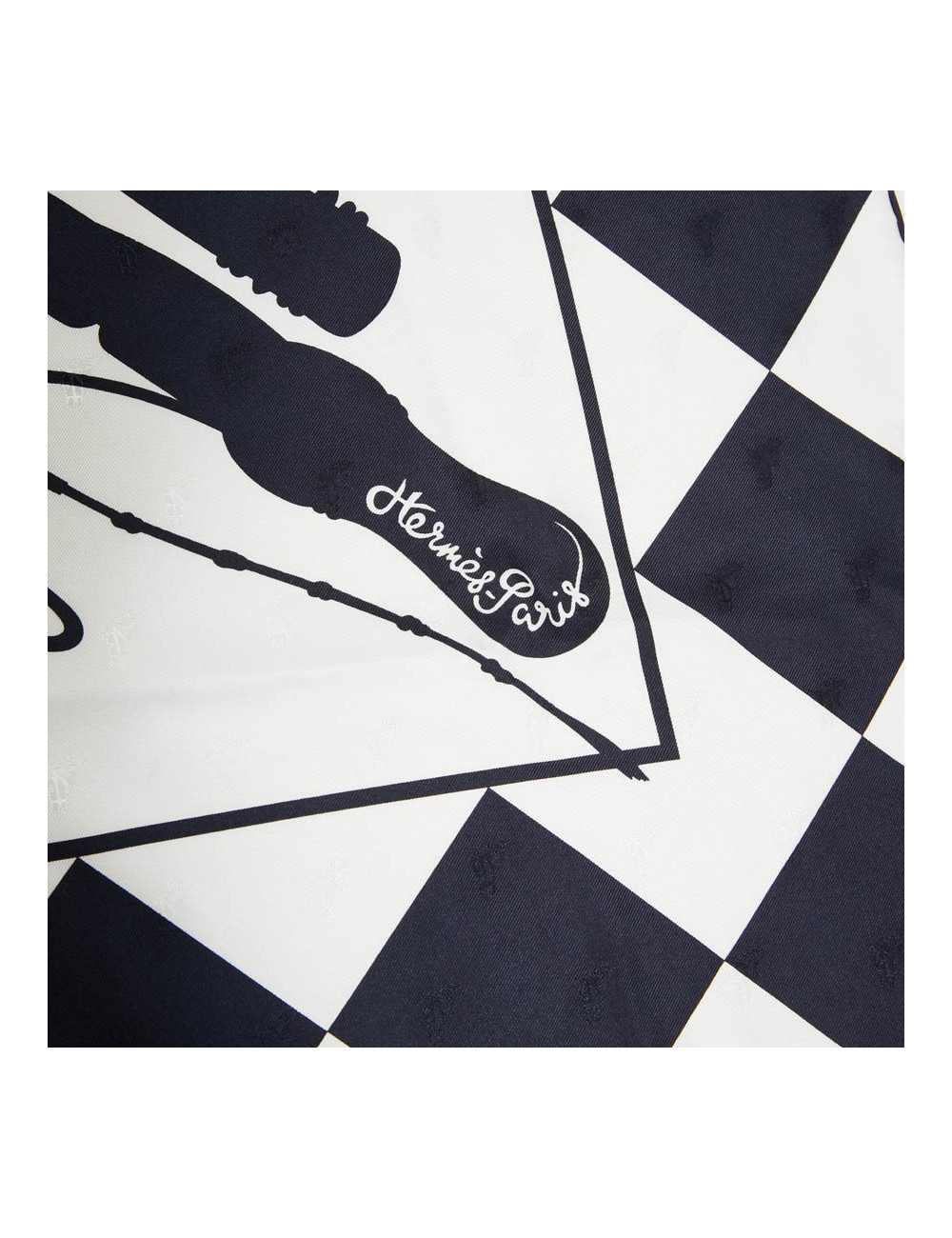 Carré géant 100% soie Quadrige HERMES Fouets et Badines