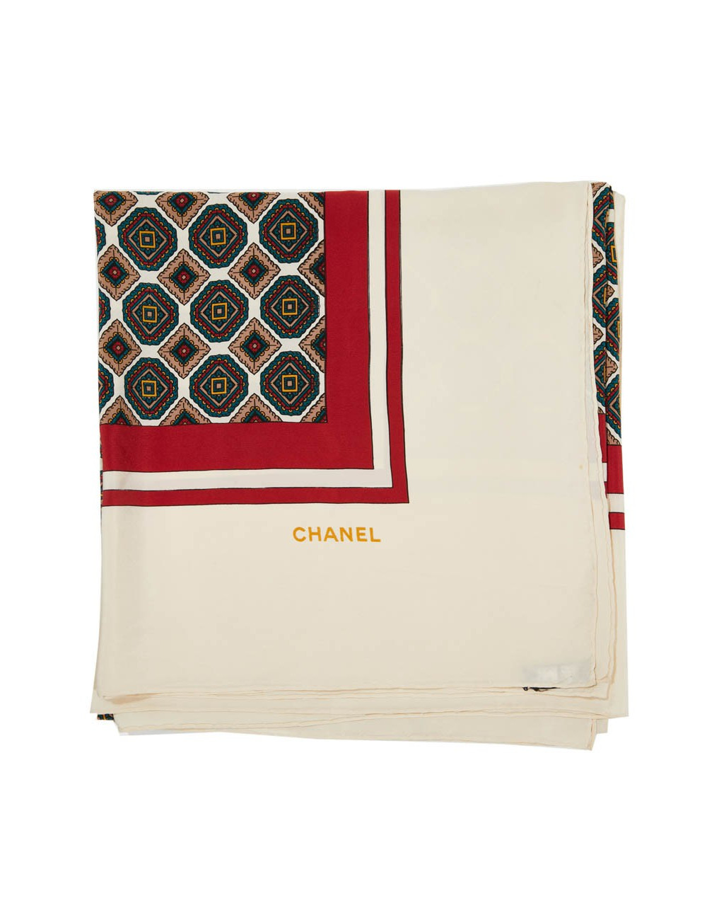 CHANEL Vintage silk shawl