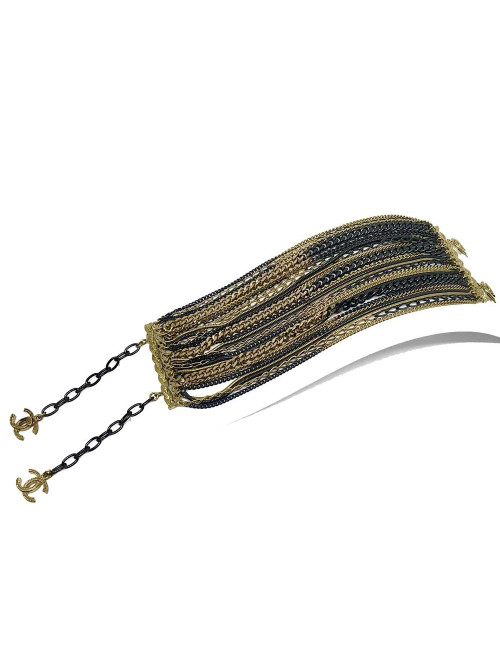 Bracelet multirangs CHANEL chainettes