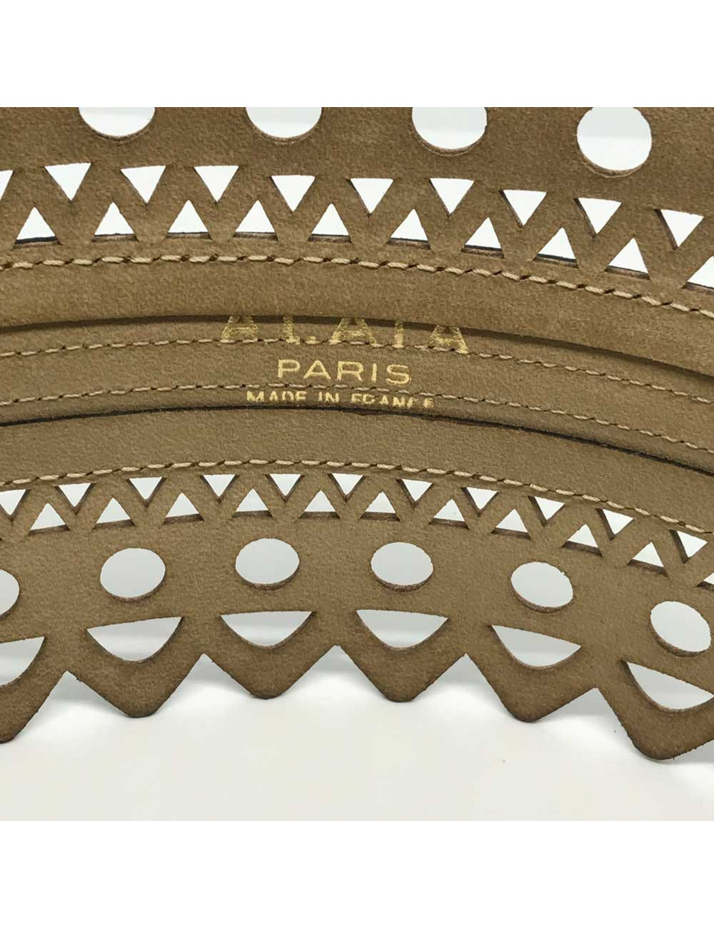 Ceinture ALAIA T65 marron