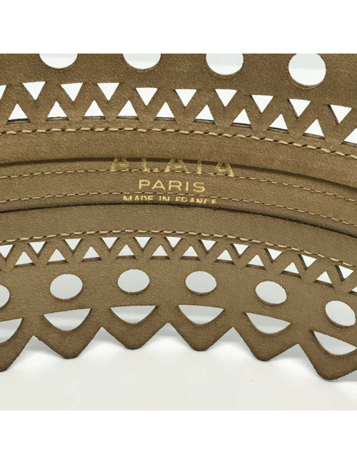 Ceinture ALAIA T65 marron