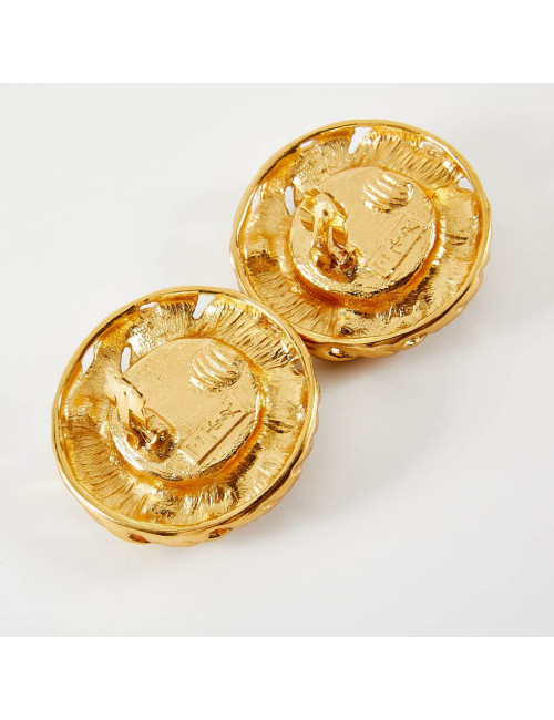 Clips d'oreille Couture YSL YVES SAINT LAURENT