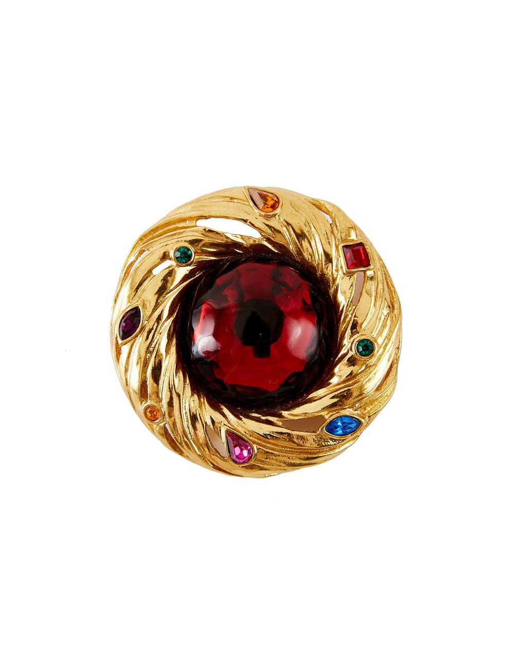 Broche Pendentif Couture YSL YVES SAINT LAURENT 