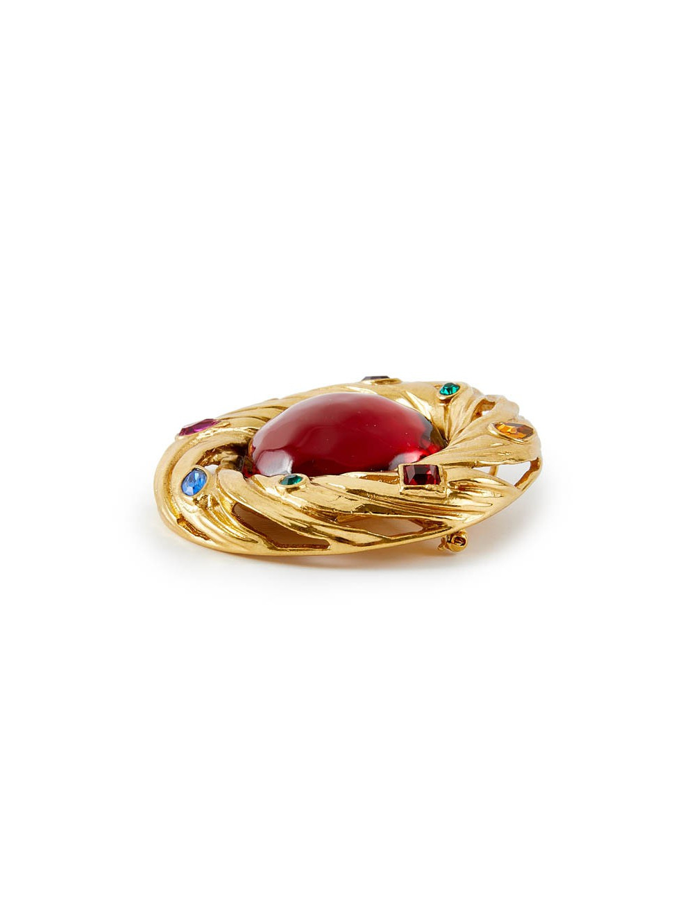 Broche Pendentif Couture YSL YVES SAINT LAURENT 