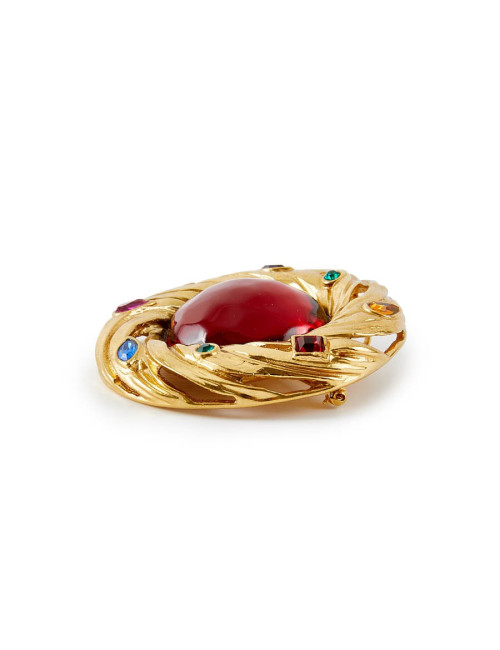 Broche Pendentif Couture YSL YVES SAINT LAURENT 