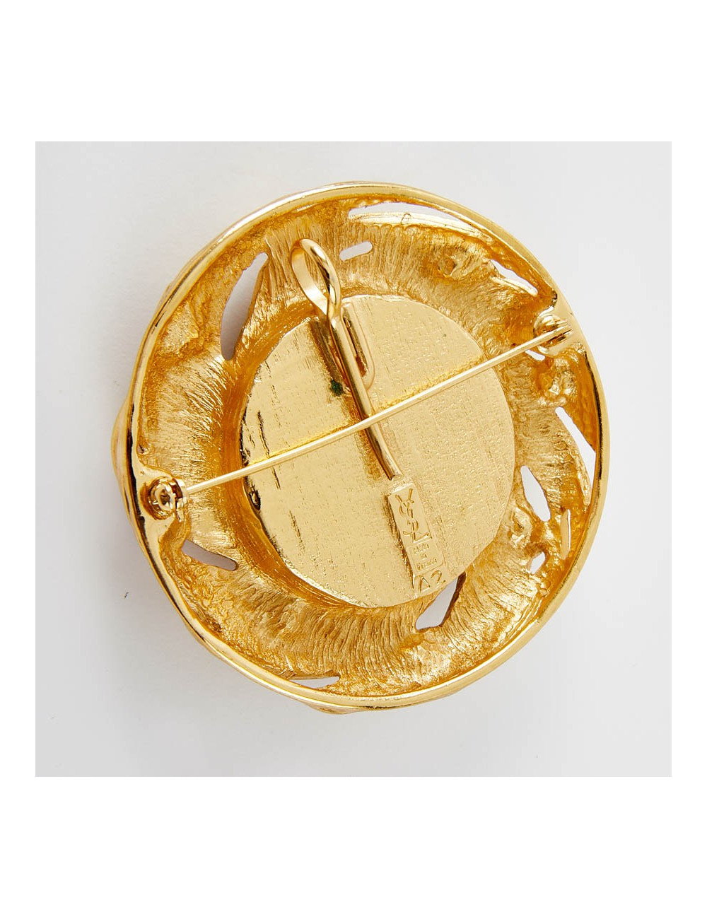 Broche Pendentif Couture YSL YVES SAINT LAURENT 