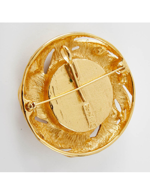 Broche Pendentif Couture YSL YVES SAINT LAURENT 