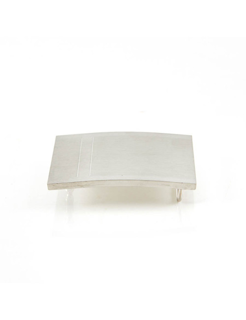 Boucle de ceinture HERMES rectangle argent