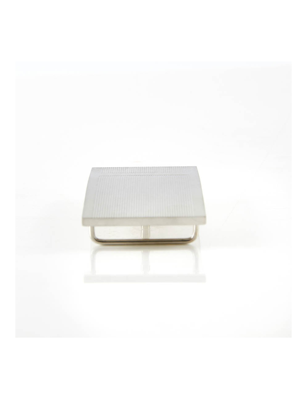 Boucle de ceinture HERMES rectangle argent