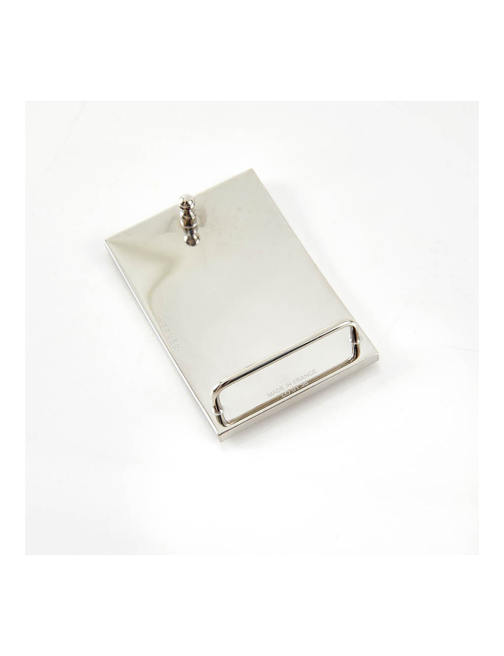 Boucle de ceinture HERMES rectangle argent