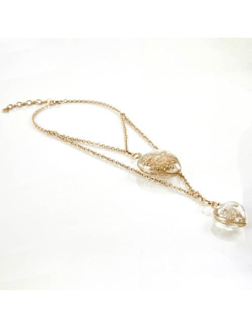 Pendentif CHANEL inclusion de CC