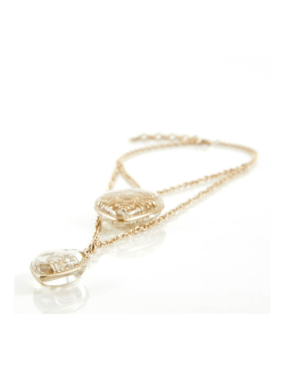 Pendentif CHANEL inclusion de CC