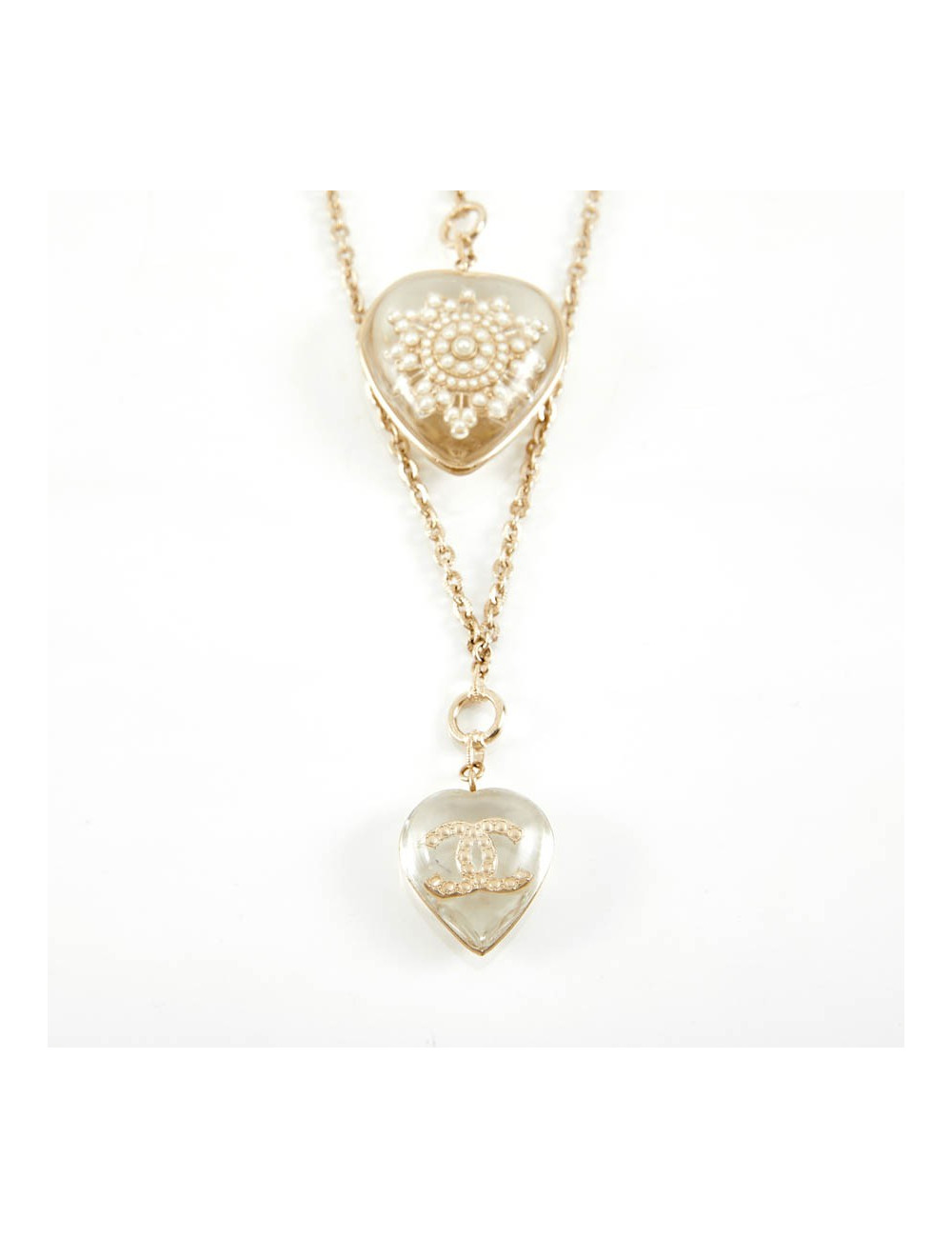 Pendentif CHANEL inclusion de CC