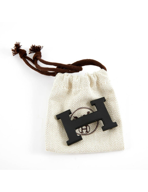 Boucle de ceinture HERMES so black