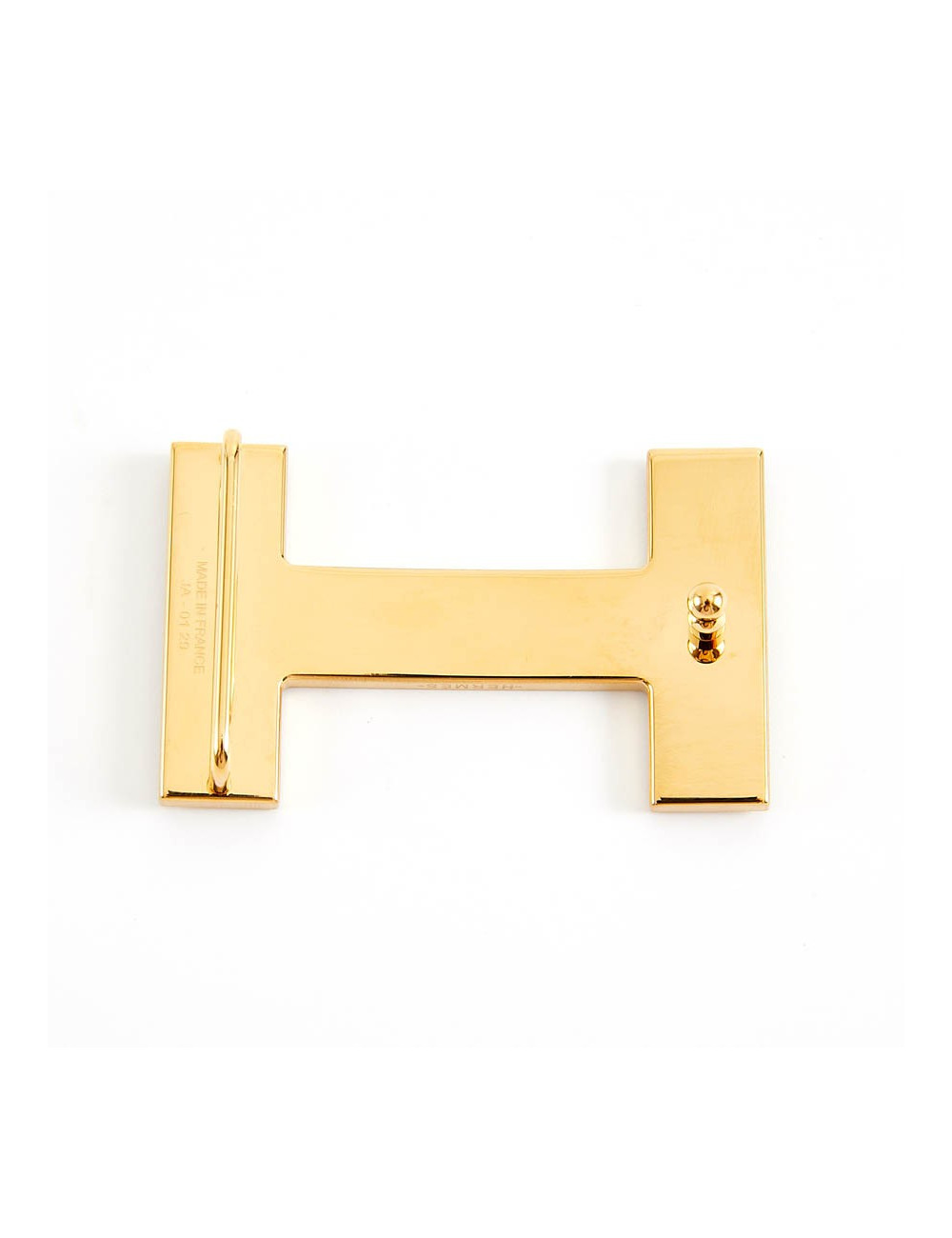 Boucle de ceinture HERMES dorée