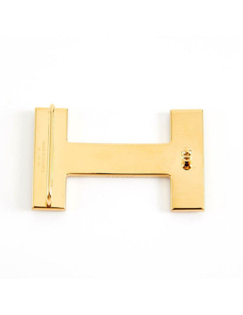 Boucle de ceinture HERMES dorée