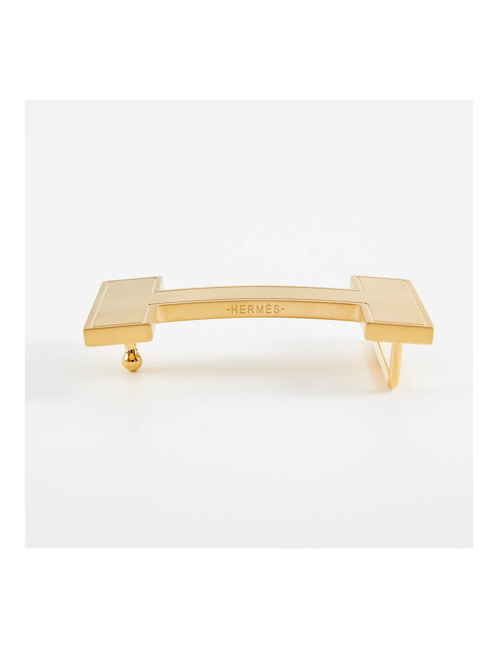 Boucle de ceinture HERMES dorée