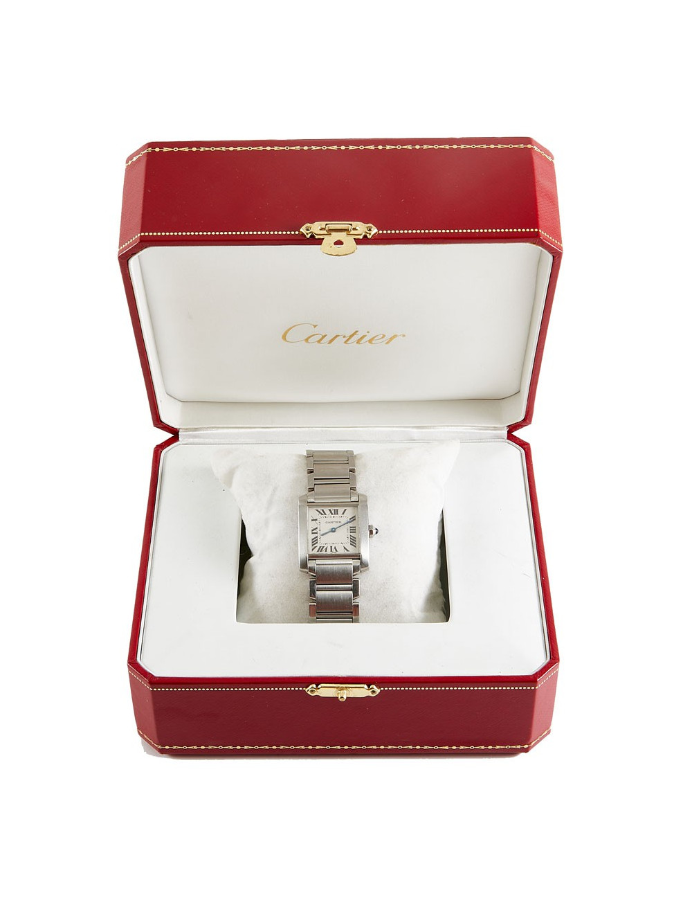 Montre CARTIER Tank française acier 