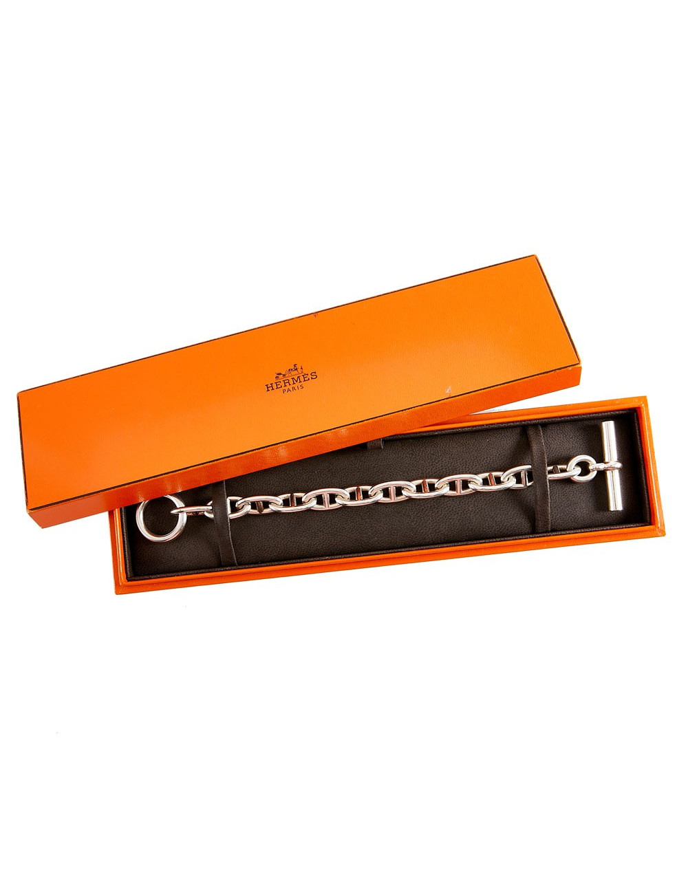 Bracelet chaîne d'ancre HERMES AG 925/°°°