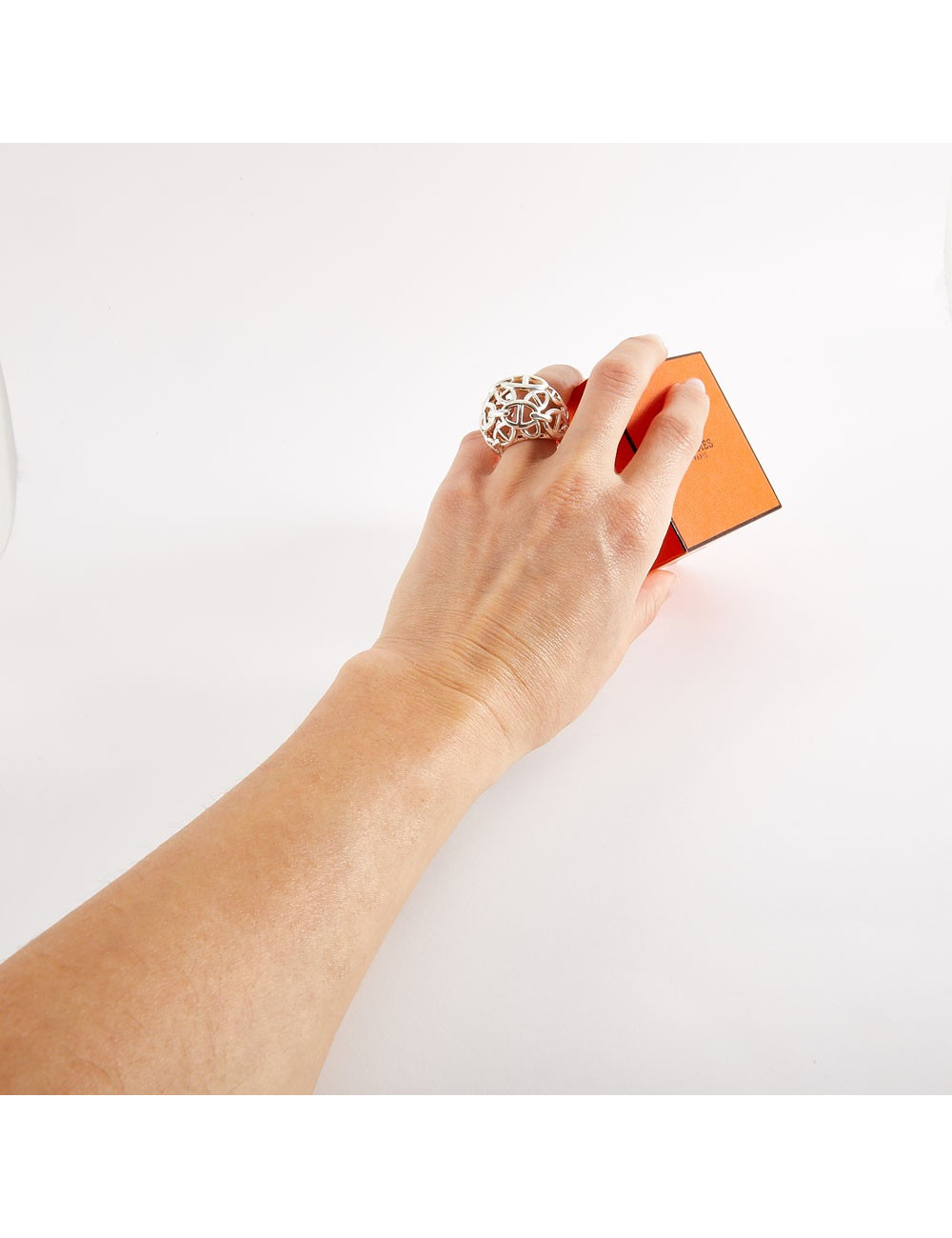 Bague HERMES Enchainée AG 925/°°°