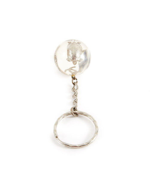 Porte-clefs CHANEL inclusion de charms