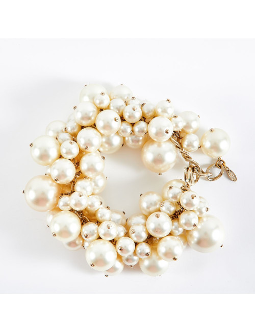 Bracelet CHANEL perles nacrées