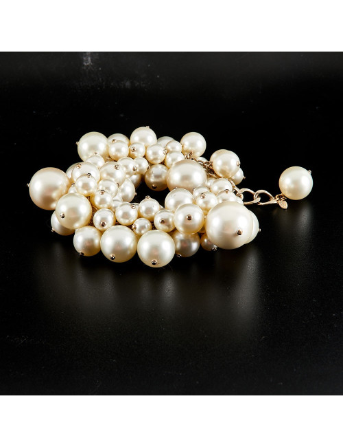 Bracelet CHANEL perles nacrées