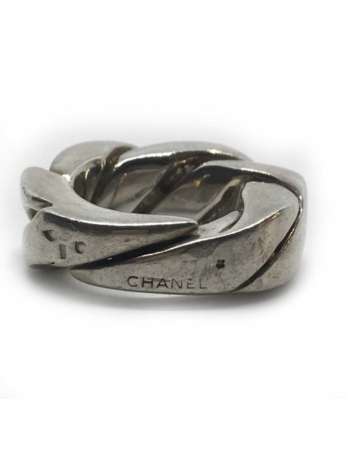 Bague CHANEL argent massif