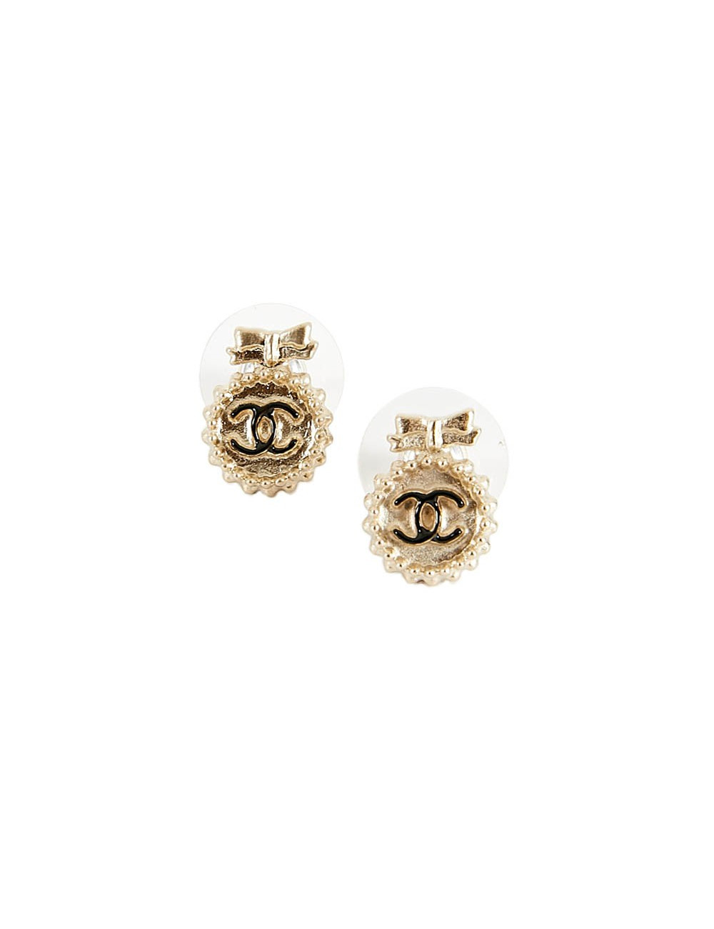 Clous d'oreille CHANEL noeud PM
