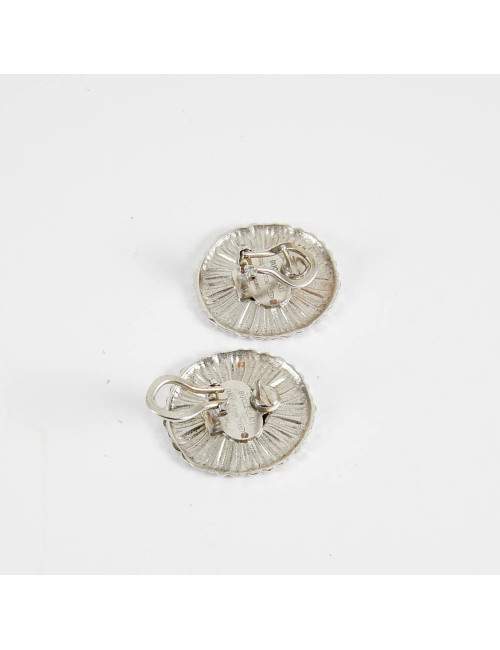 Boucles d'oreille clous  BUCCELLATI  argent 925/°°°