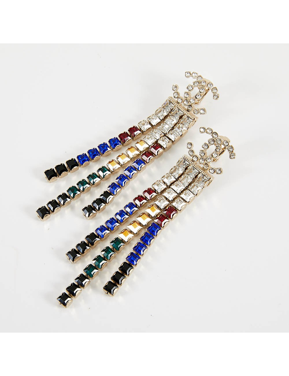 Boucles d'oreille CHANEL pendantes Paris-New York