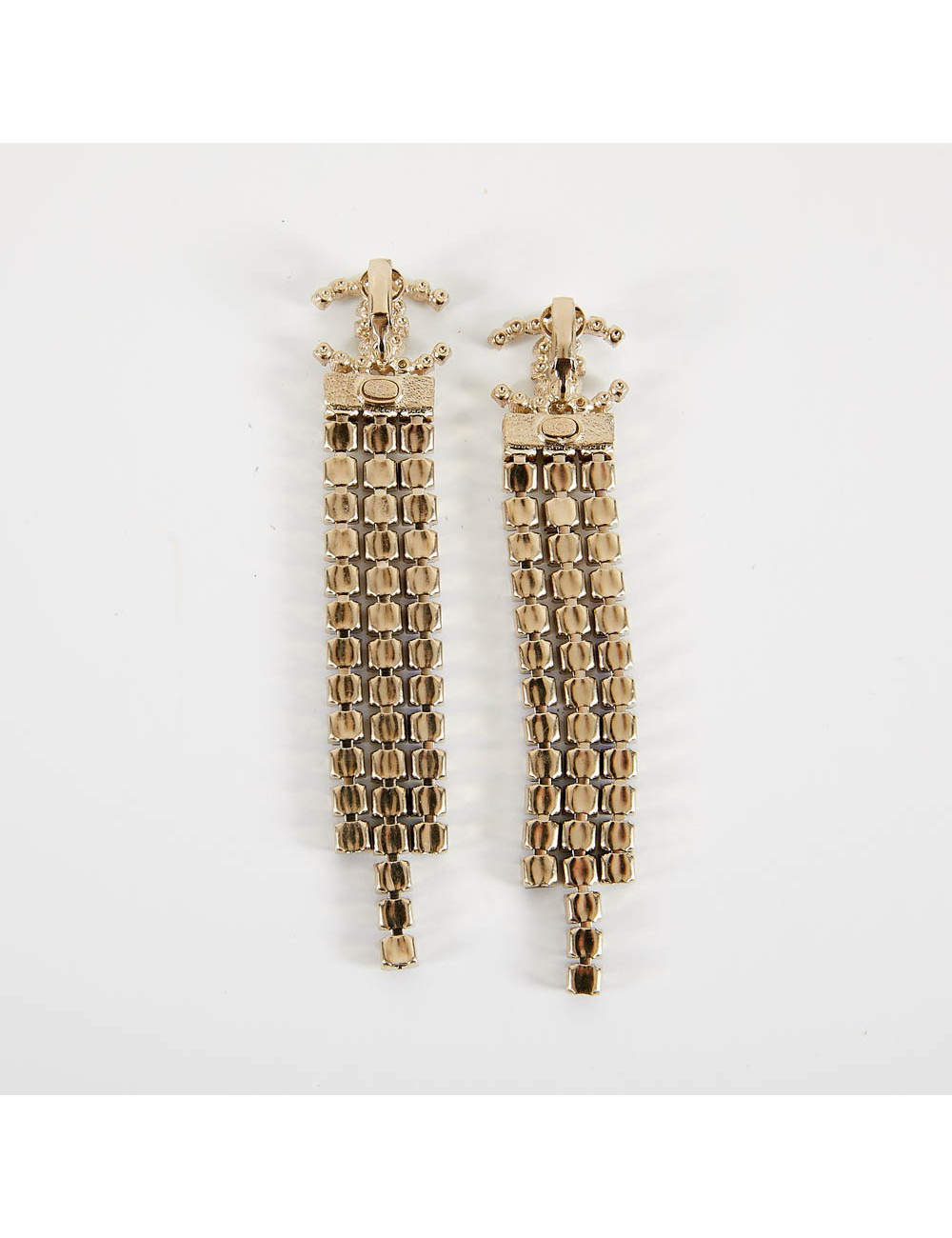 Boucles d'oreille CHANEL pendantes Paris-New York