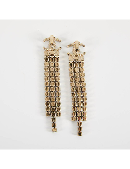 Boucles d'oreille CHANEL pendantes Paris-New York