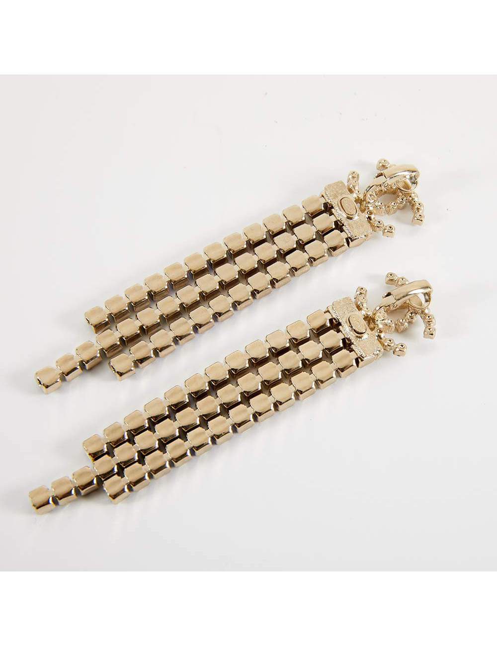 Boucles d'oreille CHANEL pendantes Paris-New York