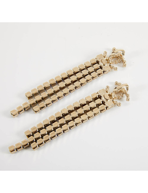 Boucles d'oreille CHANEL pendantes Paris-New York