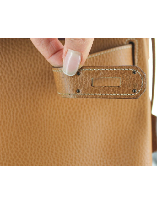 KELLY 40 HERMES en cuir gold