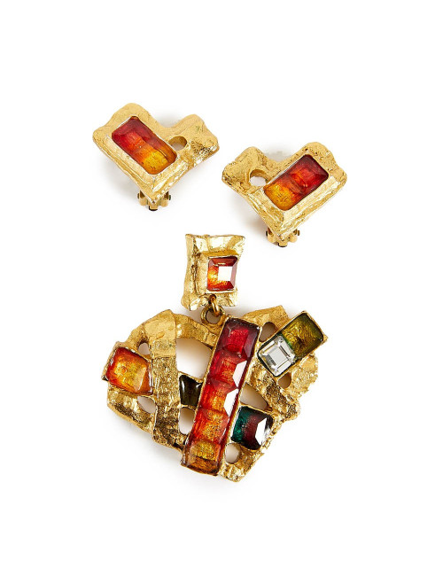 Clips CHRISTIAN LACROIX  Vintage