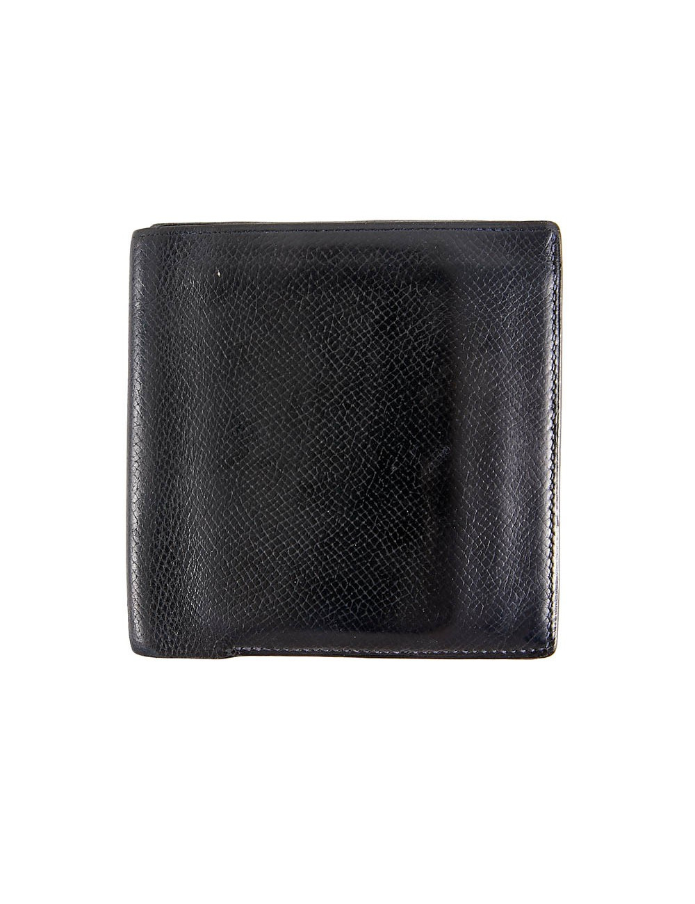 Porte-cartes HERMES cuir noir Vintage