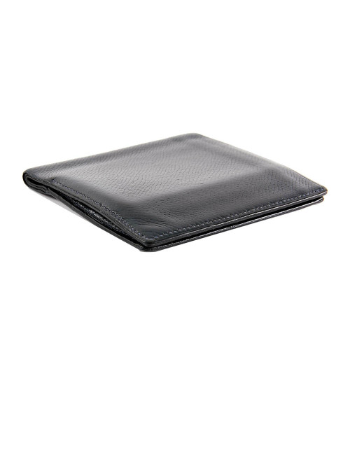 Porte-cartes HERMES cuir noir Vintage