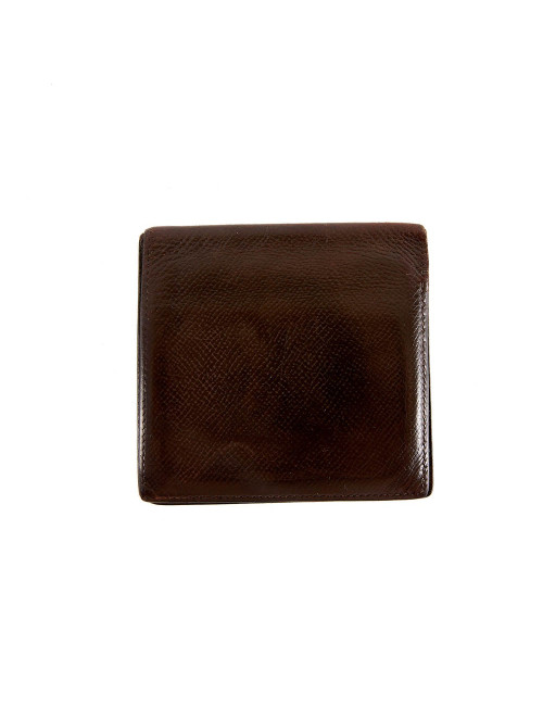 Porte-cartes HERMES cuir marron
